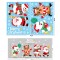 2023 New Christmas Decorations Stickers Christmas Elk Photo Props Decoration Static Stickers