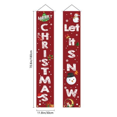 2023 New Year Party Banner Merry Christmas New Year Background Hanging Flag Couplet