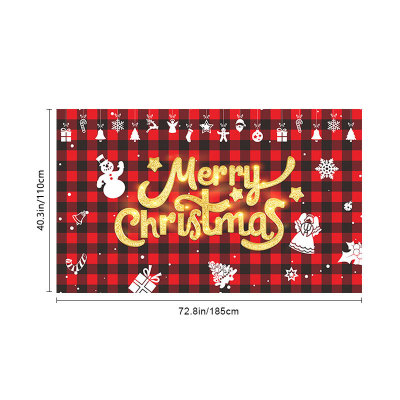 2023 New Year Santa Claus Party Banner Christmas New Year Background Hanging Flag