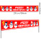 2023 New Year Santa Claus holiday party banner Christmas New Year background hanging flag