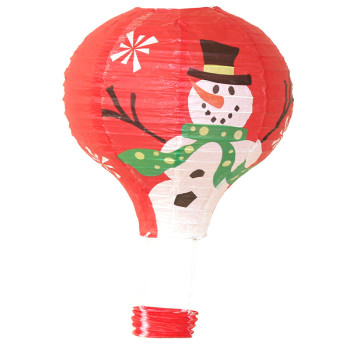 New Year paper lantern hot air balloon manufacturers wholesale Christmas party holiday decoration paper cage