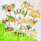 6 pcs Wholesale Happy New Year Christmas party decoration cake Christmas tree snow cup topper