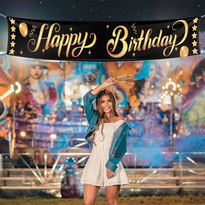 New Halloween Banners Christmas Outdoor Background Birthday Party Banners