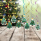 Christmas Supplies Christmas Tree Spiral Pendant Spiral Set