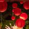 25pcs Red Paper Lanterns for Party Decorations about Birthdays Christmas Weddings and Special Occasions