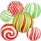 6 Pcs  Colorful Round Lollipop Hanging Paper Lanterns for ChristmasBaby Shower Birthday Party