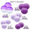 14 pcs paper lanterns Purple Chinese paper lanterns decorated indoor rooms and outdoor party supplies