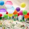 14 pcs paper lanterns Colorful cute Chinese paper lanterns decorated indoor rooms and outdoor party supplies