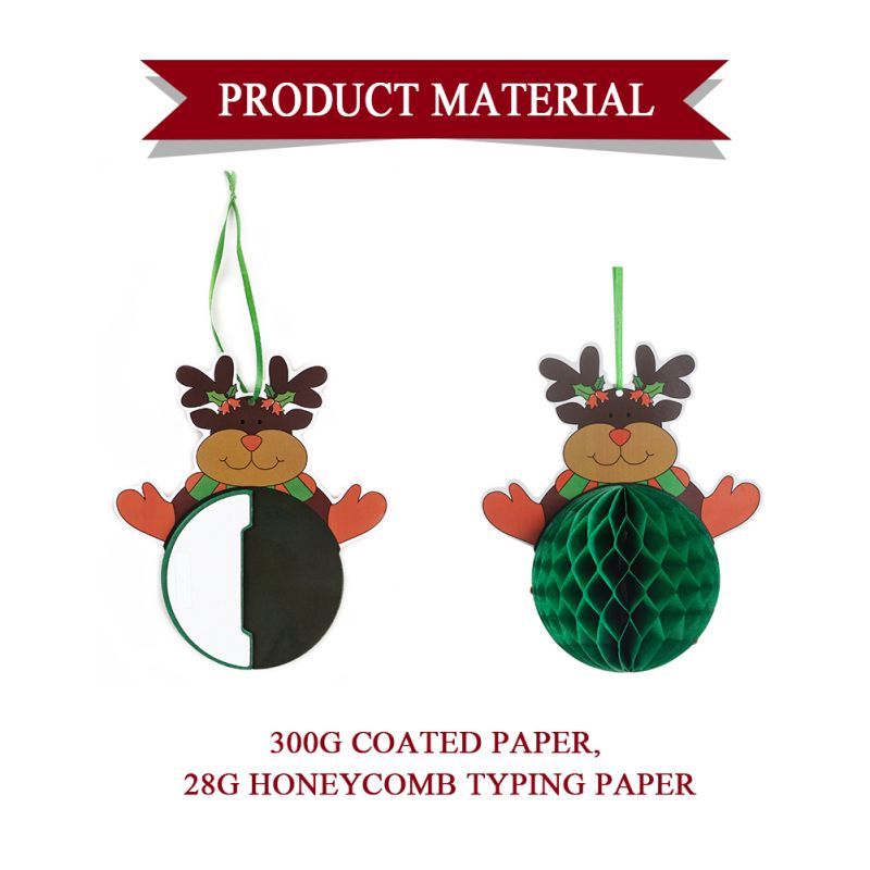 Christmas honeycomb decorations