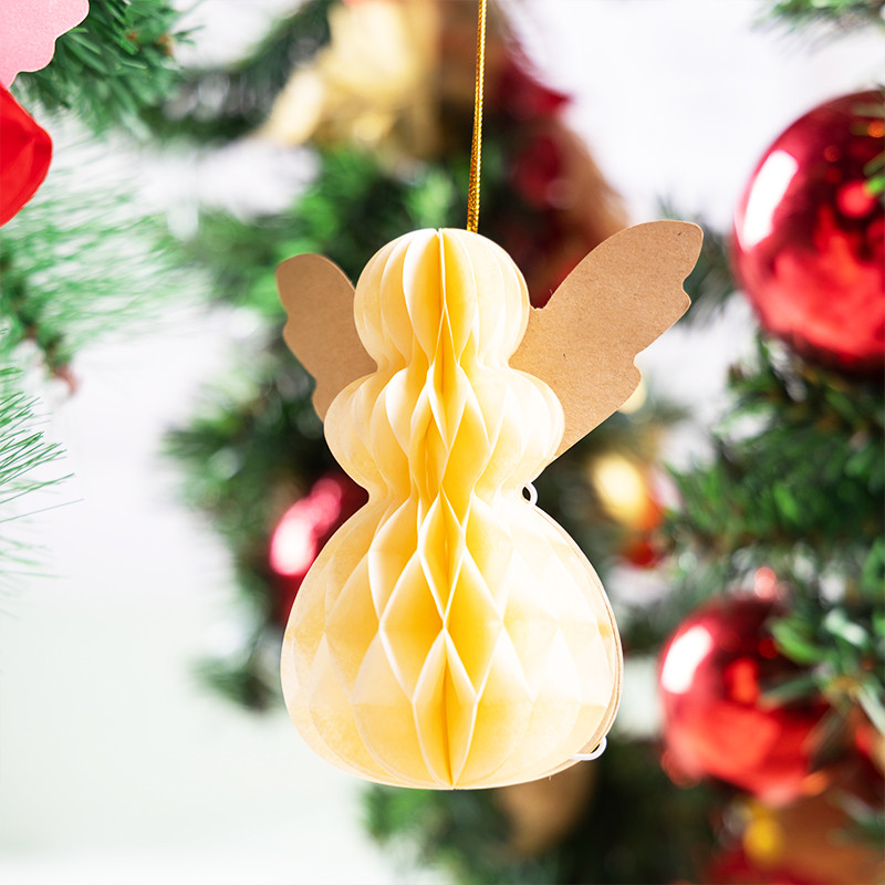 Nid d'abeille suspendu de Noël