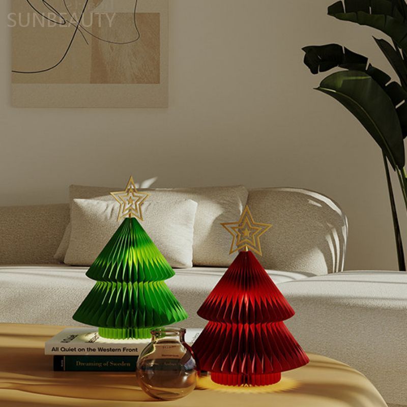 Christmas honeycomb decorations