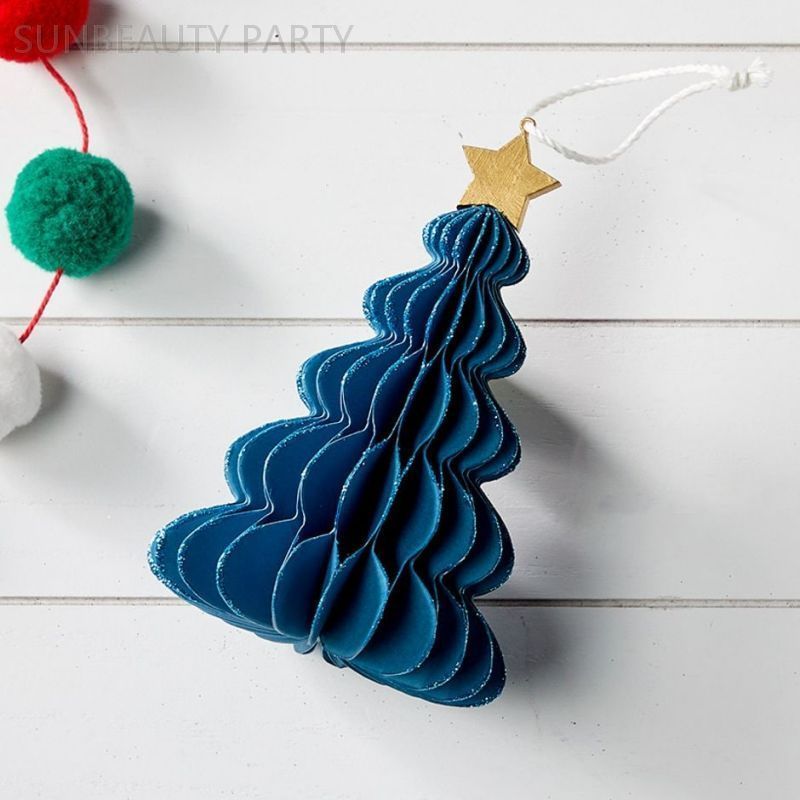 blue Christmas tree decorations