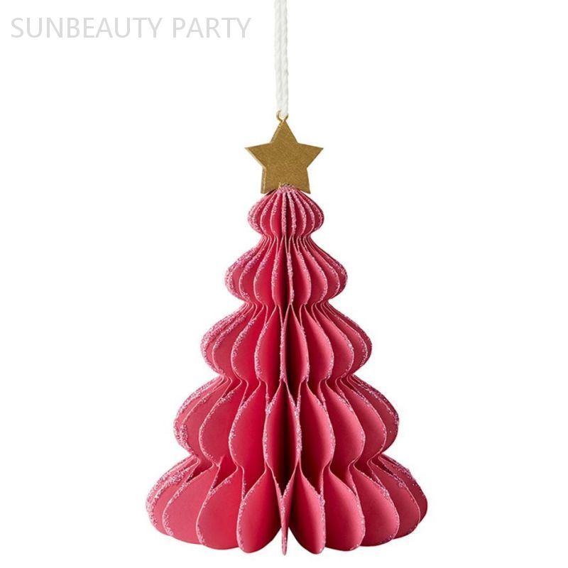Pink Christmas tree decorations