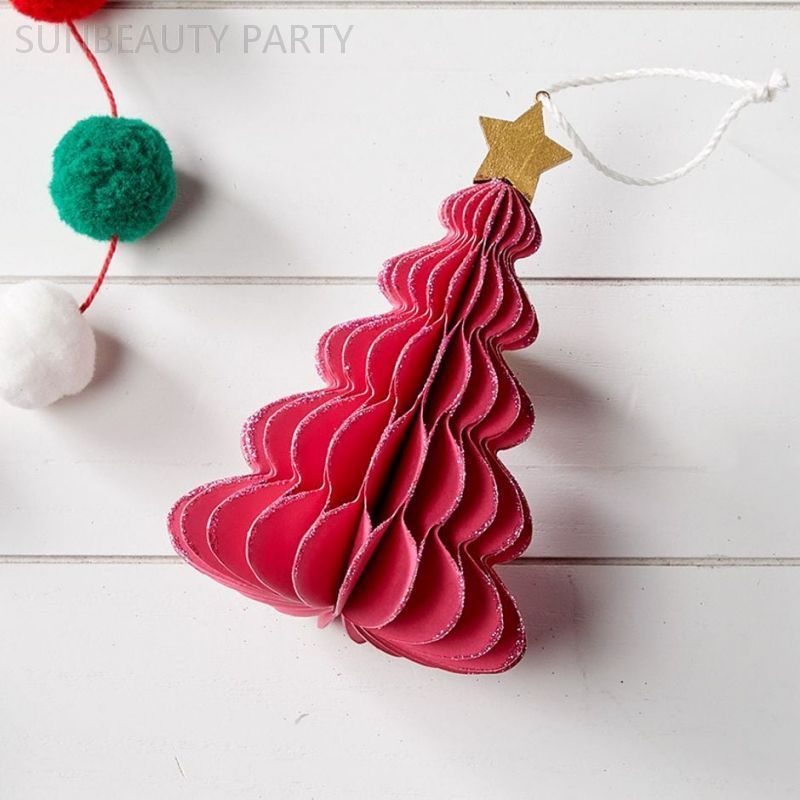 pink Christmas tree decorations