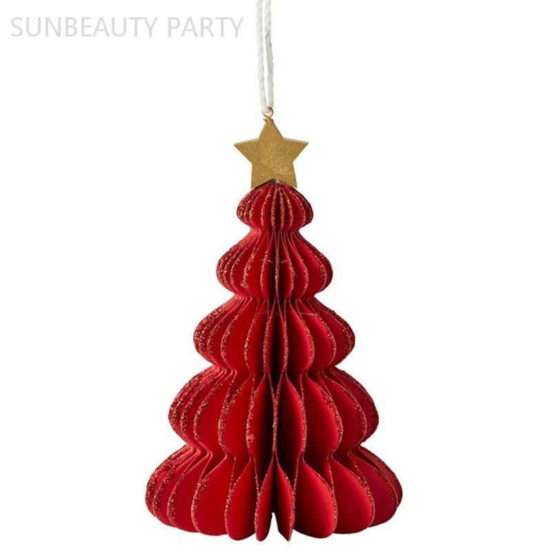 Red Christmas tree decorations