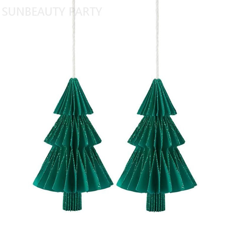 Green Christmas Tree Honeycombs