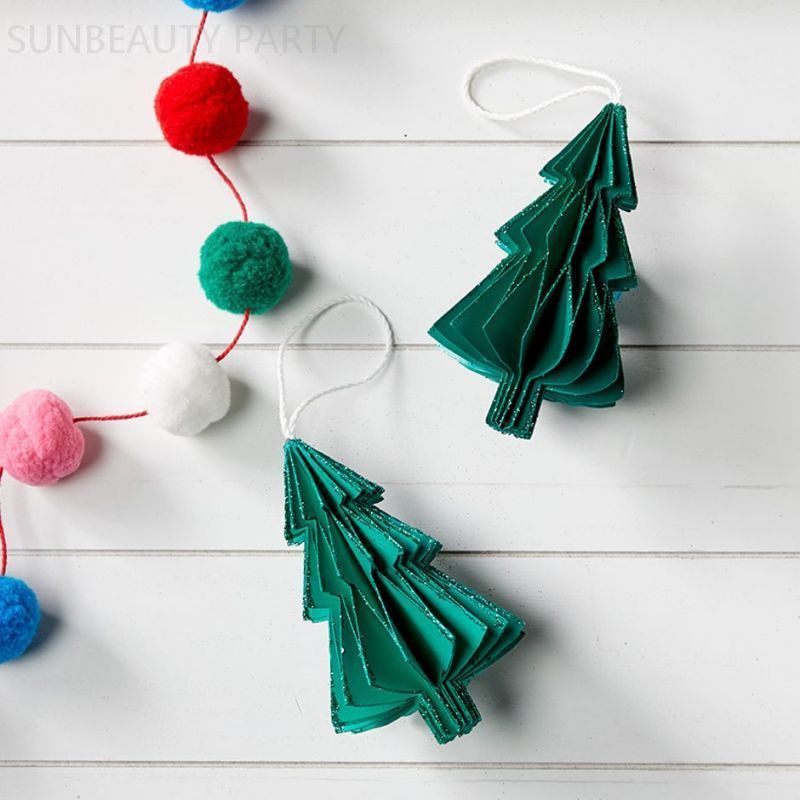 Green Christmas Tree Honeycombs