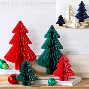 Christmas Honeycomb Balls | Paper Tree Ornaments for Christmas Party Decorations Wholesale