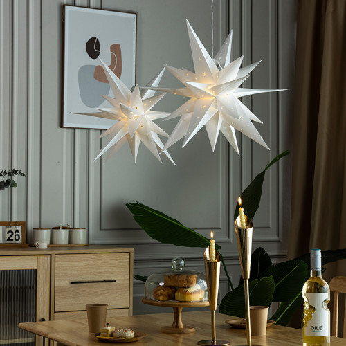 Étoile lumineuse 3D décorative | Fournisseur de décorations de Noël étoile de Noël LED 23 pouces