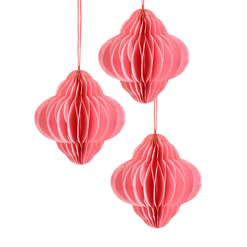 pink lantern honeycomb