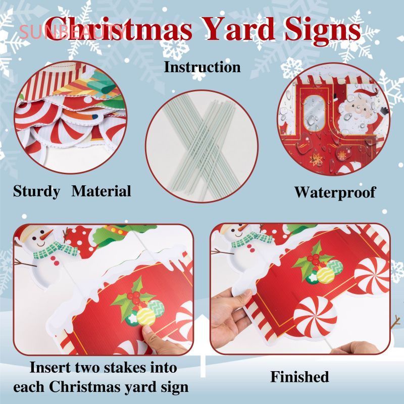 Christmas yard signs