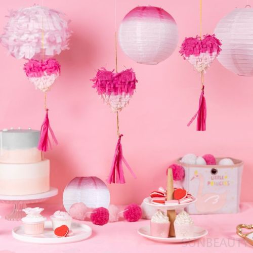 Custom Mini Pinatas | Pink Heart Pinata | Valentine's Day Pinata Wholesale Distributors