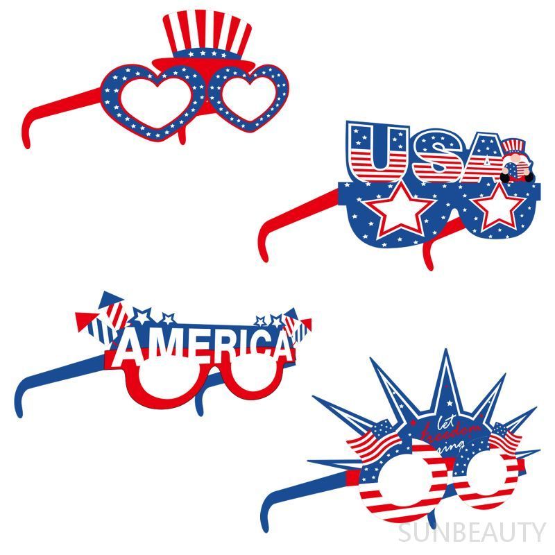 independence day party glasses