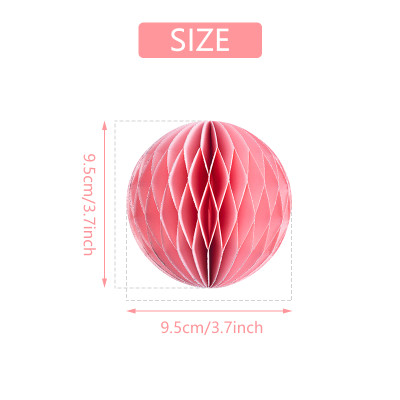 Cute Pink Paper Honeycomb Hanging Party Decorations Wholesale