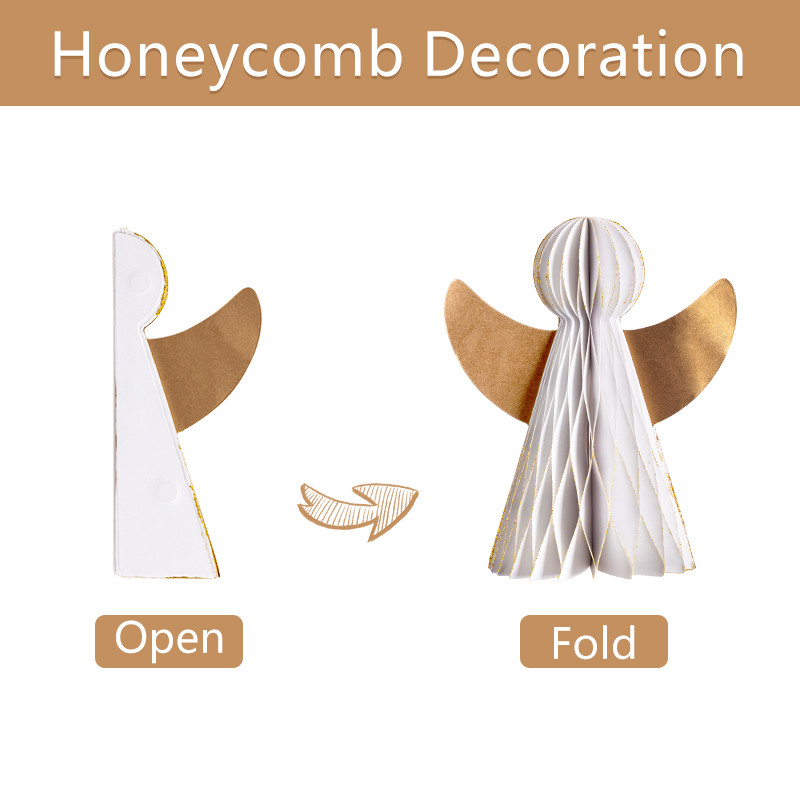 Décor papier nid d'abeille