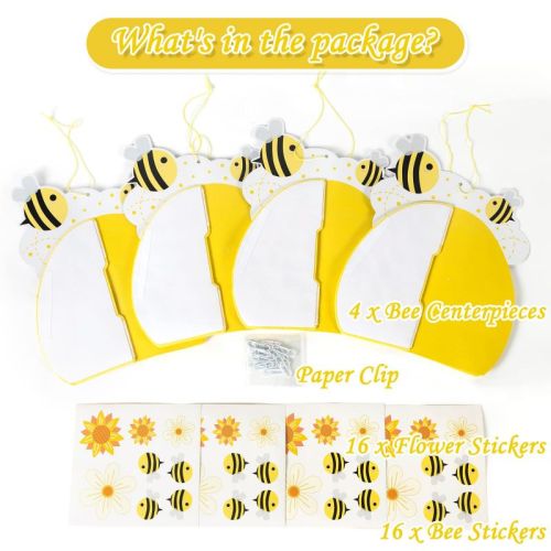 Décor d'abeilles - Décorations de centre de table Beehive | Vente en gros de décorations de fête d'abeilles à miel