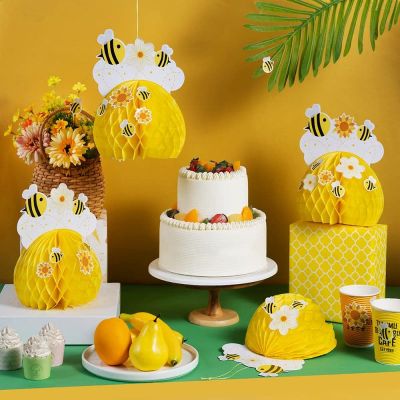 Bee Decor-Beehive Table Centerpiece Decorations | Honey Bee Party Decorations Wholesale