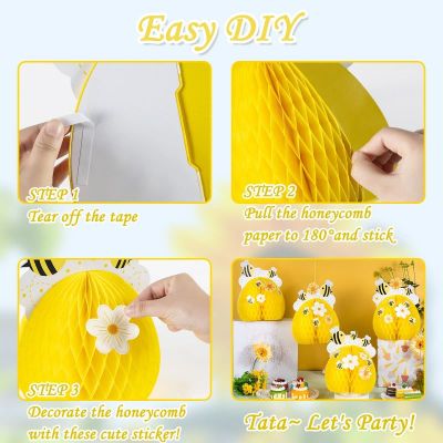 Bee Decor-Beehive Table Centerpiece Decorations | Honey Bee Party Decorations Wholesale