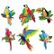 Personalized Tropical Birds Honeycomb Paper | Luau Honeycomb Hanging Party Decorations