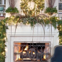 How to Decorate a Mantel for Christmas?
