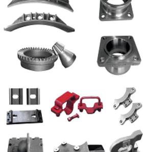 Customized casing of railway parts