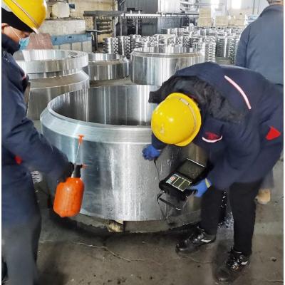 Customized nozzle flange in carbon stainless alloy steel for heavy industry use