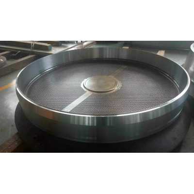 Customized tube sheet in carbon stainless alloy steel for heavy industry use