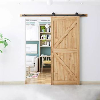 Basic T shape Low Clearance Barn Door Hardware