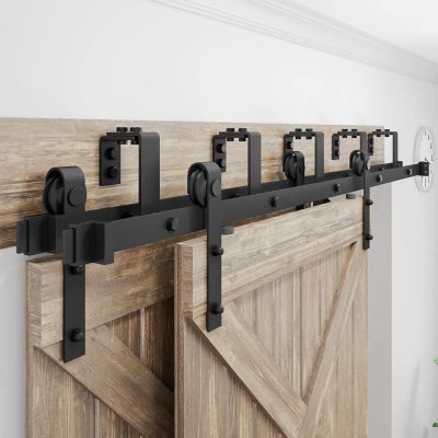 Ceiling Mount Bypass Barn Door Hardware