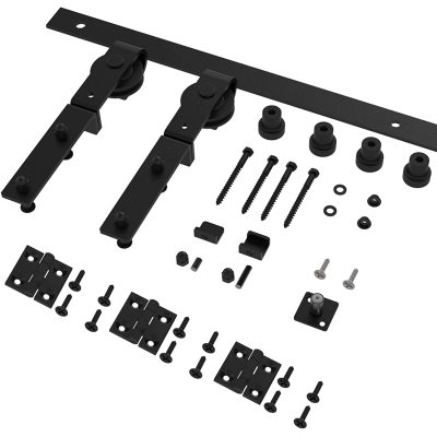 Double Bifold Barn Door Hardware Kit