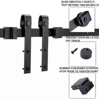 Basic Mini Barn Door Hardware for Cabinet