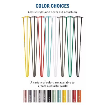 2 Rod Hairpin Leg for Low table