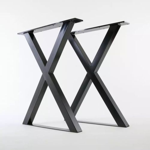 X Shape Tube Metal Table Leg for Dining Table