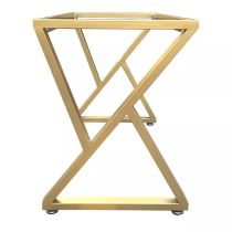 Steel Table Frame in Gold Coating