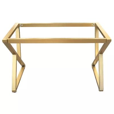 Steel Table Frame in Gold Coating