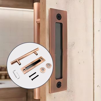 WEKIS Rustic Two Side Barn Door Handle