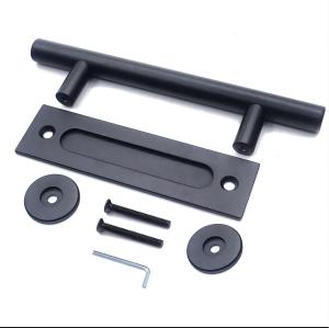 WEKIS Modern Barn Door Handle Recessed Invisible Pull And Flush