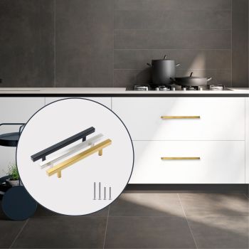 WEKIS ‎Twig Shaped Brushed Nickel Cabinet Handle
