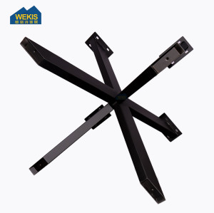 Detachable Spider Table Leg in Black Powder Coating