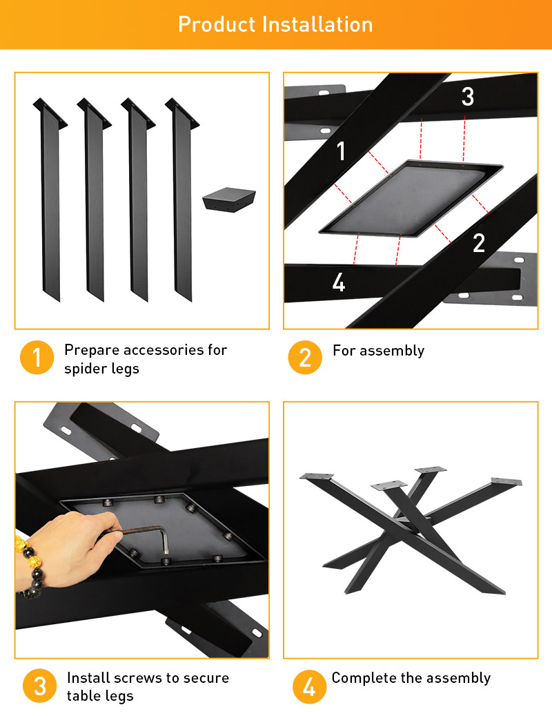 spider table leg